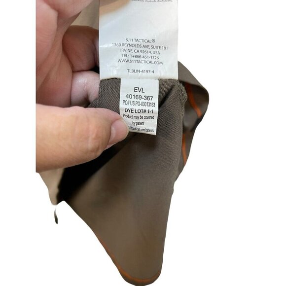 5.11 Tactical Delta Short Sleeve Crew Top Pocket Men’s Size Large - Picture 8 of 10